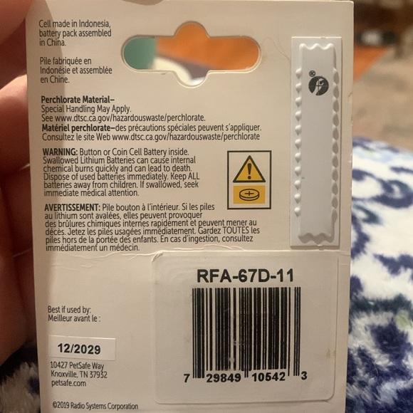 NWT NIP Pet Safe Replacement Lithium Batteries 2 pack/ RFA-67 6V - Picture 2 of 3